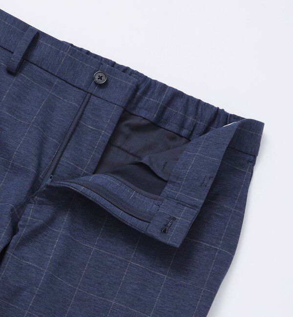 MACKINTOSH PHILOSOPHY「テーラードジャージー パンツ ウインドペンプリント」|スラックス|