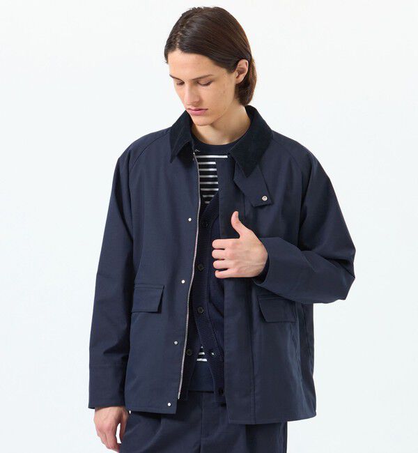 MACKINTOSH PHILOSOPHY「ダブルピーチスキンツイル TAPTON(タップトン)」|ブルゾン・スタジャン|ネイビー