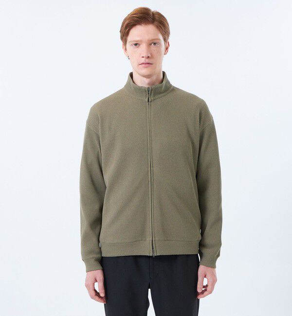 MACKINTOSH PHILOSOPHY「ブリテック スタンドカラージップアップ テクノワッフル」|ブルゾン・スタジャン|
