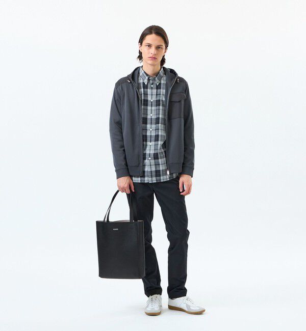 MACKINTOSH PHILOSOPHY「シンセティックシュリンクレザー バーチカルトート」|トートバッグ|