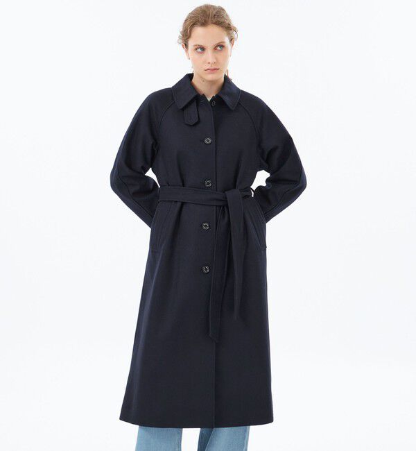 MACKINTOSH PHILOSOPHY「【WEB&一部店舗限定】メルトンベルテッドコート」|その他|ネイビー