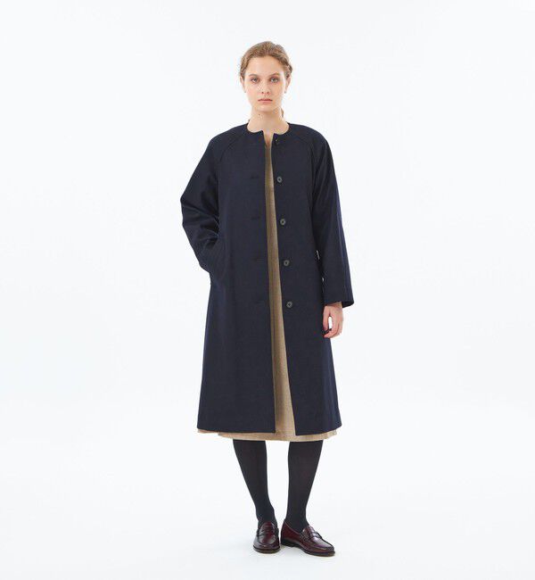 MACKINTOSH PHILOSOPHY「【WEB&一部店舗限定】メルトンノーカラーコート」|その他|