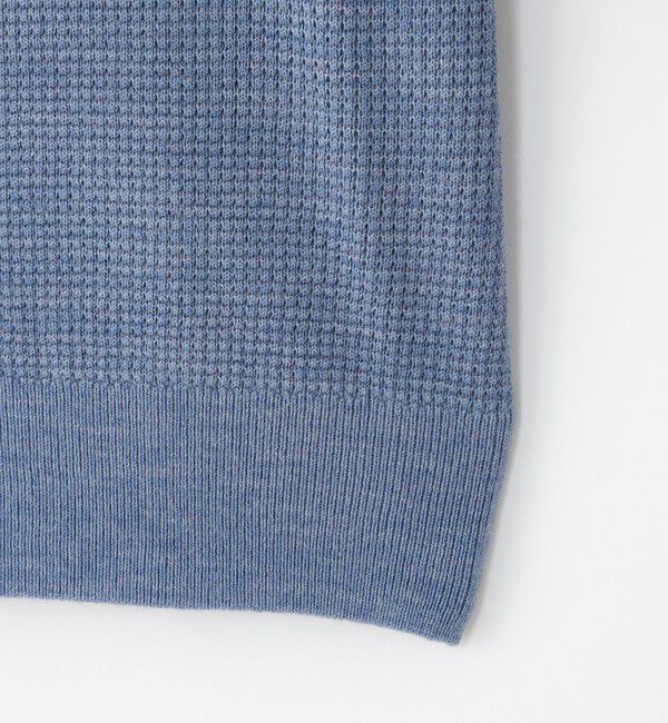 MACKINTOSH PHILOSOPHY「【WEB&一部店舗限定】ミニワッフル クルーネックプルオーバー」|ニット・セーター|