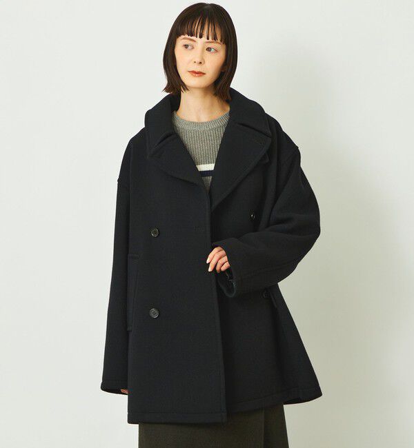 MACKINTOSH PHILOSOPHY「GREY LABEL ショートPコート」|その他|ブラック