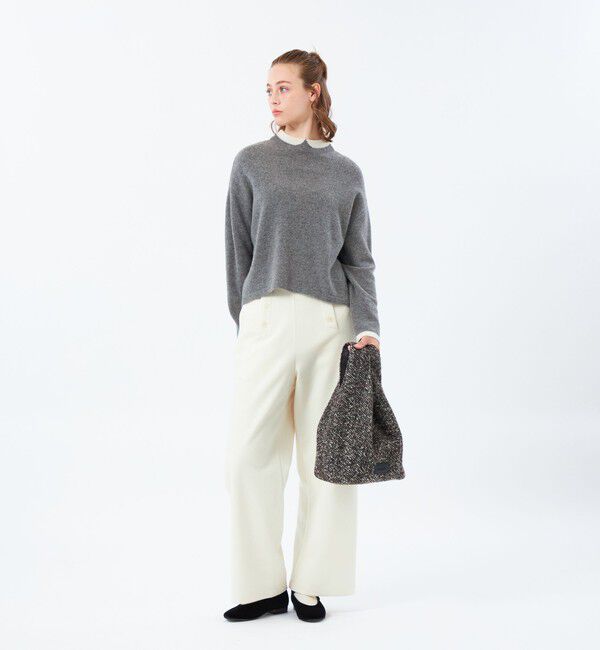 MACKINTOSH PHILOSOPHY「Cleric Collar Knit ウールカシミヤ製」|ニット・セーター|