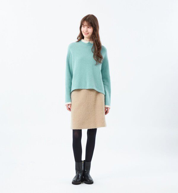 MACKINTOSH PHILOSOPHY「Cleric Collar Knit ウールカシミヤ製」|ニット・セーター|