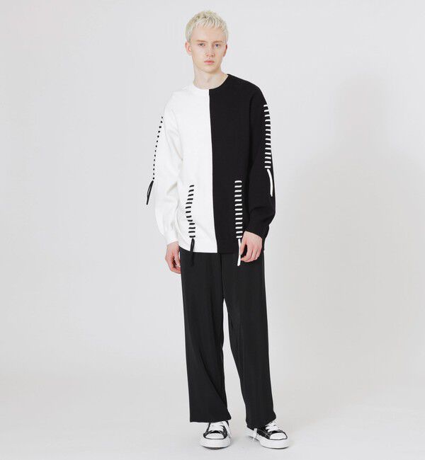  「【UNISEX】ポイントスレッドプルオーバー」|ニット・セーター|