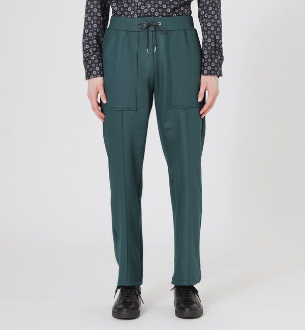  「レザーライクタックジャージーパンツ」|その他|