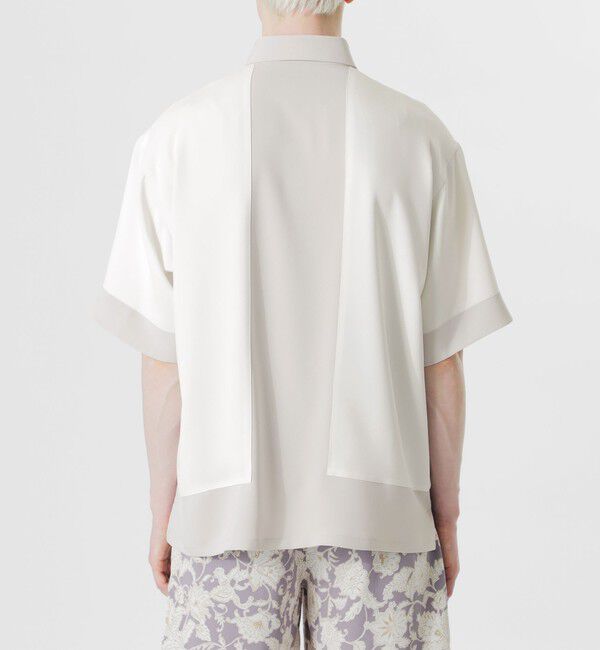  「ブロッキングショートスリーブシャツ」|シャツ・ブラウス|