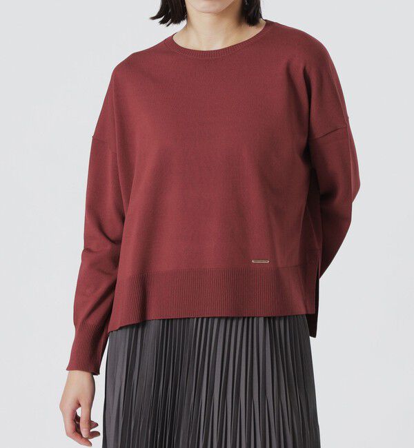  「ドロップショルダープルオーバー」|ニット・セーター|