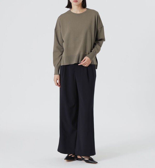  「ドロップショルダープルオーバー」|ニット・セーター|