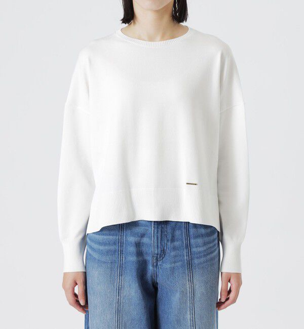  「ドロップショルダープルオーバー」|ニット・セーター|