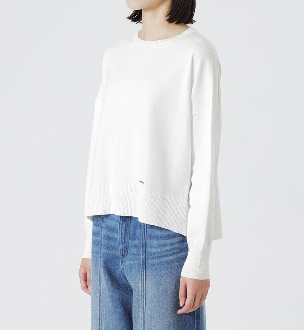  「ドロップショルダープルオーバー」|ニット・セーター|