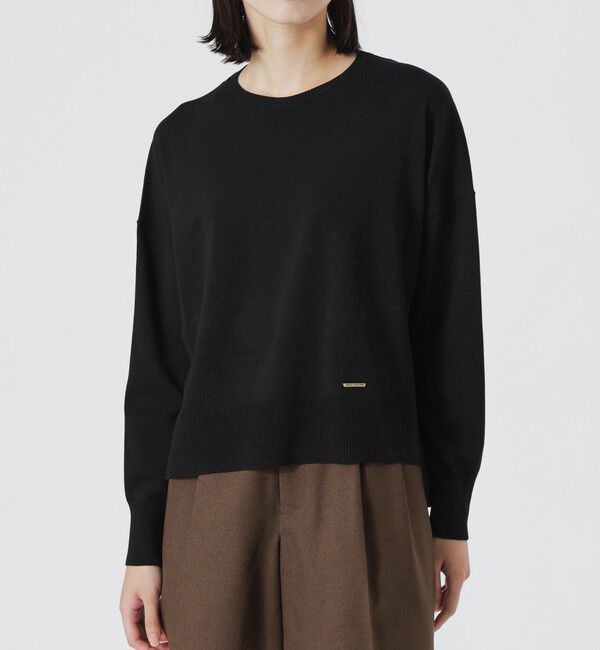  「ドロップショルダープルオーバー」|ニット・セーター|