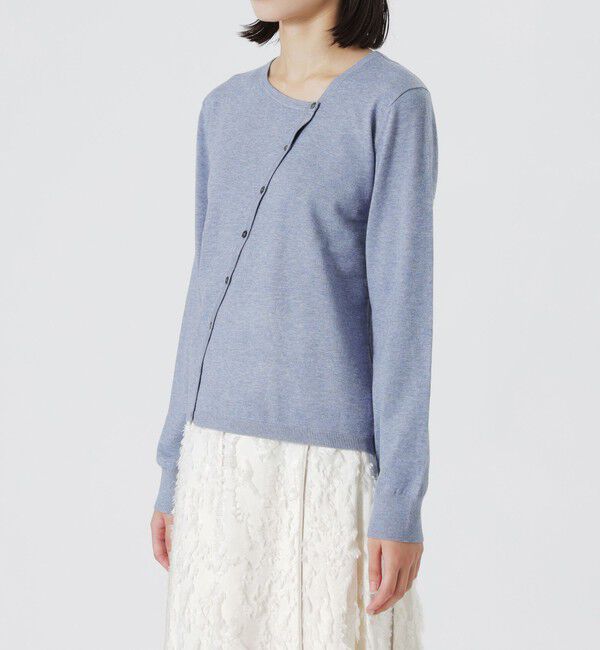  「バイアスフロントカーディガン」|ニット・セーター|
