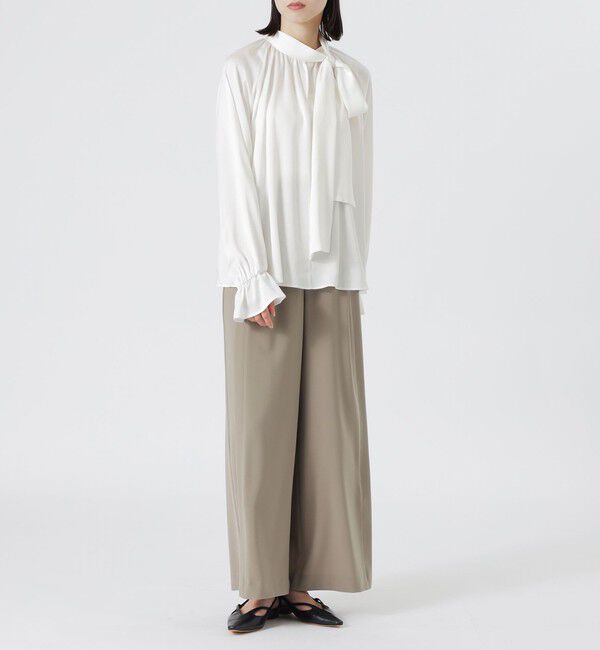  「ヴィンテージサテンボウタイブラウス」|シャツ・ブラウス|