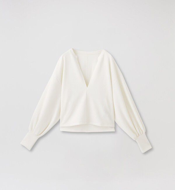  「【ドラマ着用商品】ディープVネックプルオーバー」|Tシャツ・カットソー|ホワイト2
