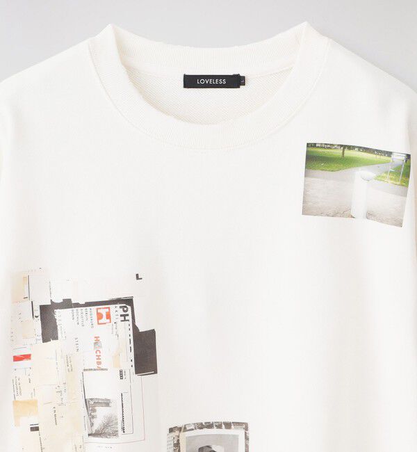  「【Collage Print Sweatshirt ＂artwork by Shohei Yoshida】 MEN コラボレーション スウェット」|Tシャツ・カットソー|