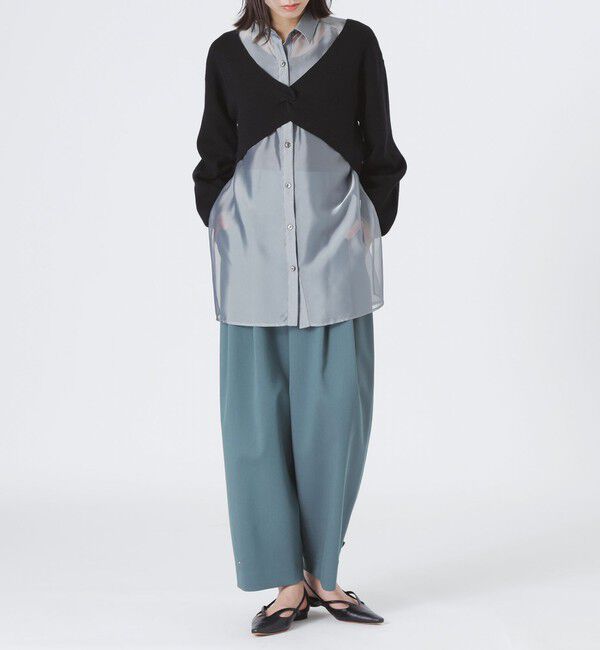  「ニットレイヤードトップス」|ニット・セーター|