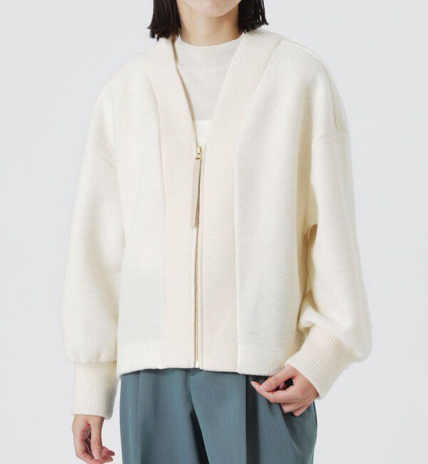  「MAPELジップカーディガン」|ブルゾン・スタジャン|