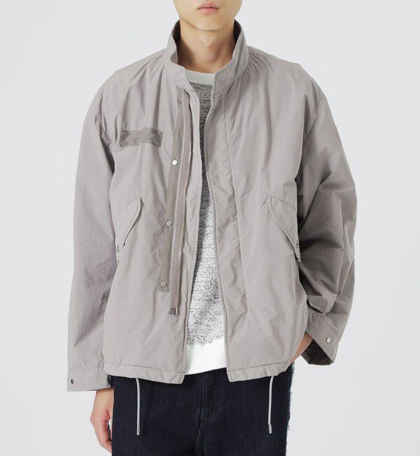  「ガーメントダイショートフィールドブルゾン」|ブルゾン・スタジャン|