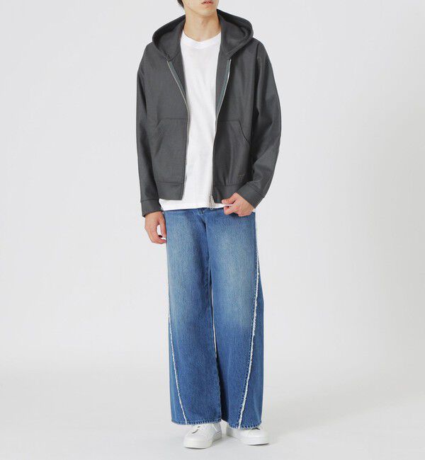  「メルトンジップアップパーカー」|ブルゾン・スタジャン|