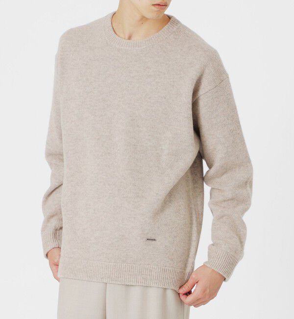  「【UNISEX】タスマニアラムウールニットプルオーバー」|ニット・セーター|