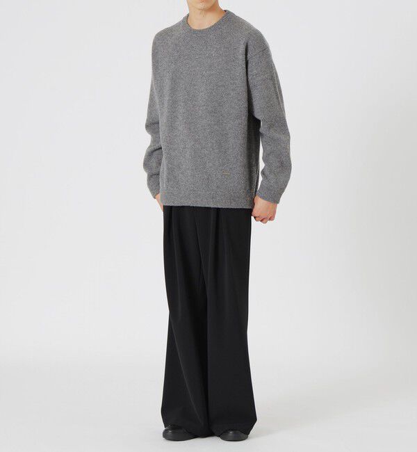  「【UNISEX】タスマニアラムウールニットプルオーバー」|ニット・セーター|