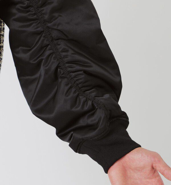  「ファンシーツイードコンビMA-1」|ブルゾン・スタジャン|