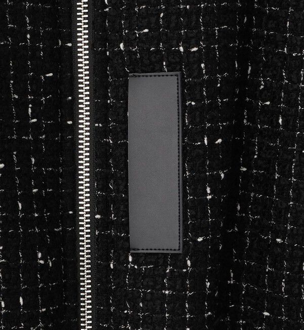  「モノトーンツイードコンビMA-1」|ブルゾン・スタジャン|