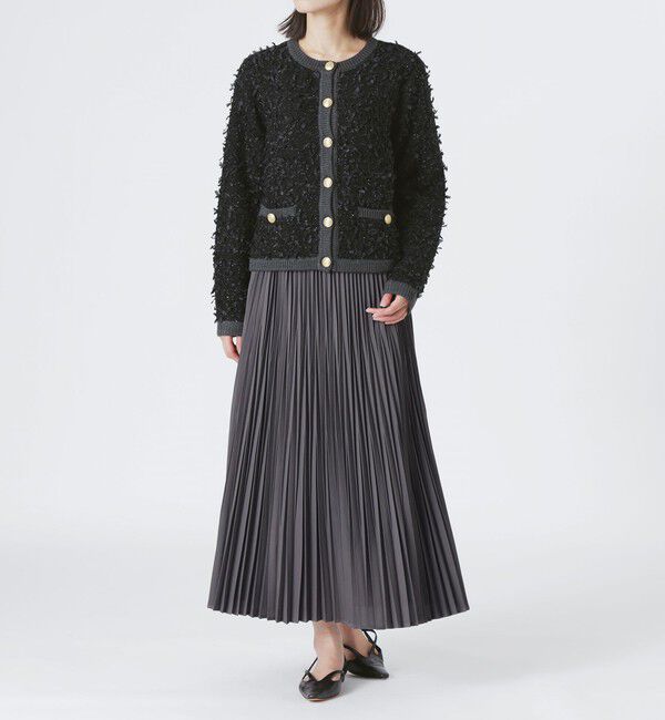  「ツイードコンビカーディガン」|ニット・セーター|