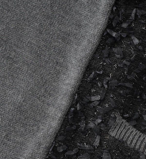  「ツイードコンビカーディガン」|ニット・セーター|