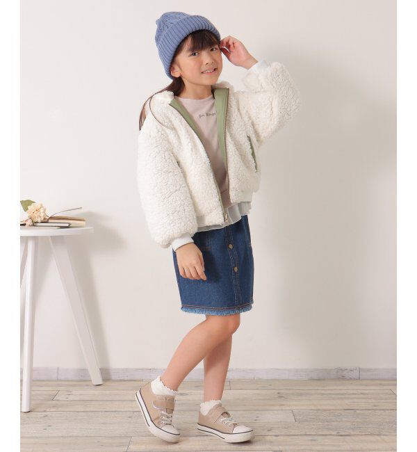 ikka kids「リバーシブルボアブルゾン（120~160cm）」|その他|