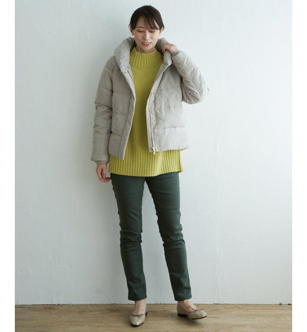 ikka「洗えるダウン細コールジャケット」|その他|
