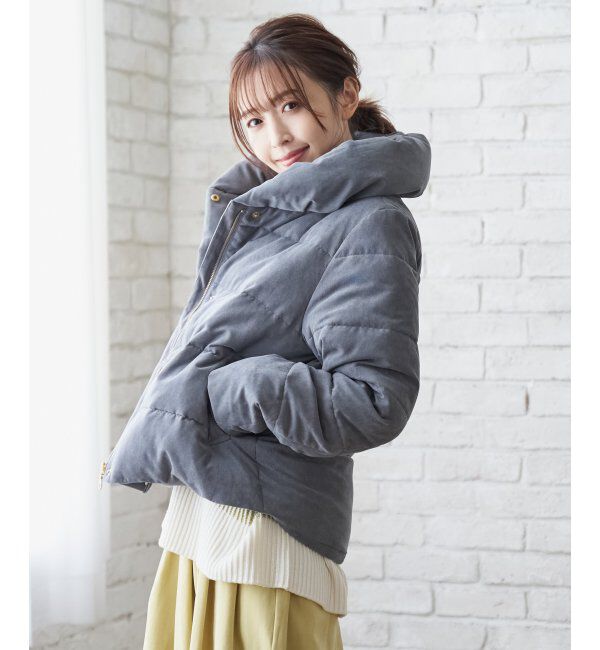 ikka「洗えるダウン細コールジャケット」|その他|