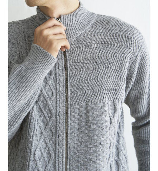 ikka「ジャガードドライバーズニット」|その他|