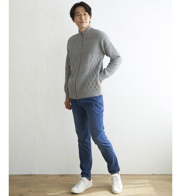 ikka「ジャガードドライバーズニット」|その他|