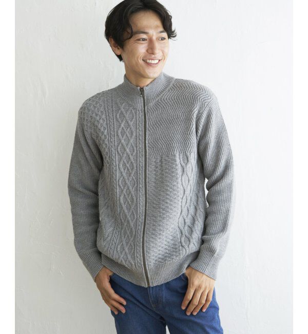 ikka「ジャガードドライバーズニット」|その他|