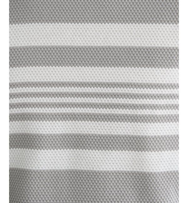 ikka「パイナップルパネルボーダーTシャツ」|Tシャツ・カットソー|