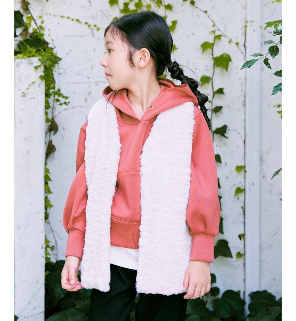 ikka kids「フェイクファーベスト」|その他|