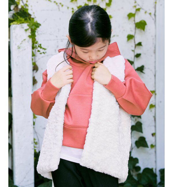 ikka kids「フェイクファーベスト」|その他|