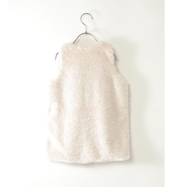 ikka kids「フェイクファーベスト」|その他|