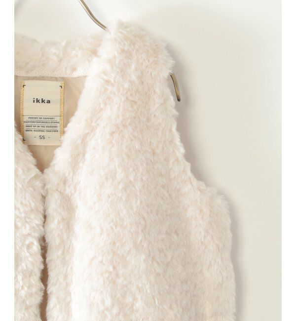ikka kids「フェイクファーベスト」|その他|