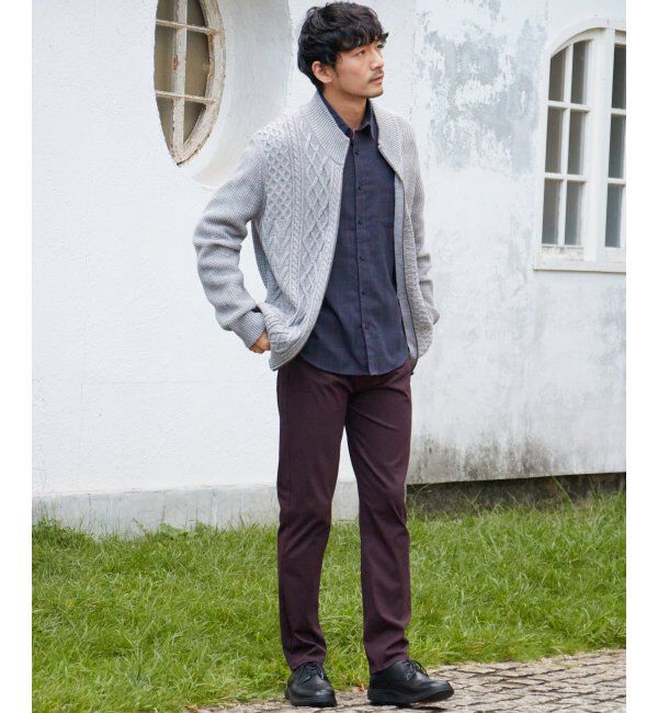 ikka「ジャカードドライバーズニット」|その他|