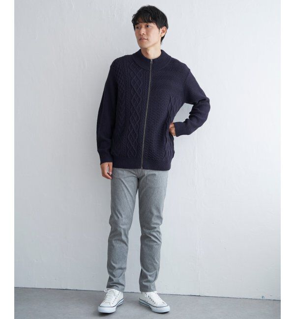 ikka「ジャカードドライバーズニット」|その他|