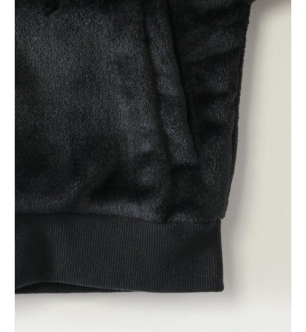 ikka kids「ファーフリース袖切り替えパーカー（110~160cm）」|その他|