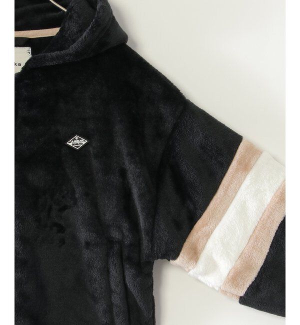 ikka kids「ファーフリース袖切り替えパーカー（110~160cm）」|その他|