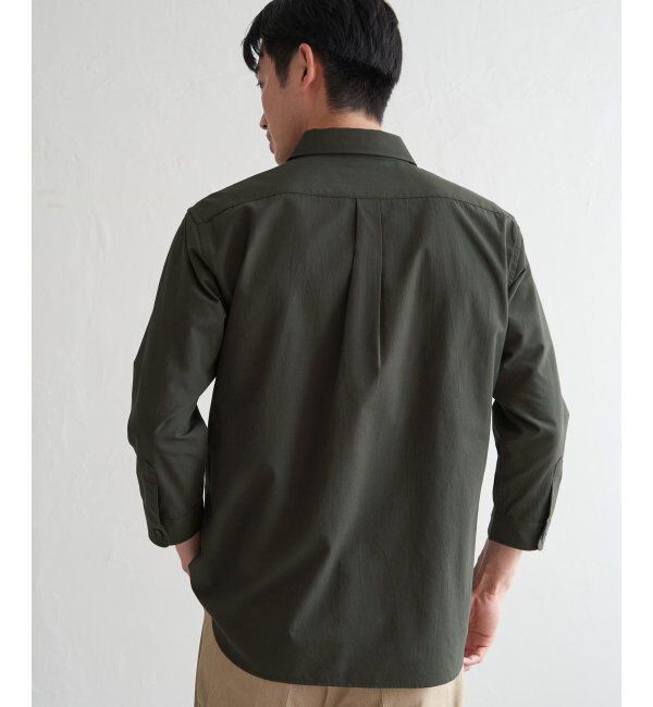 ikka「7.5分袖ドライタッチシャツ」|シャツ・ブラウス|