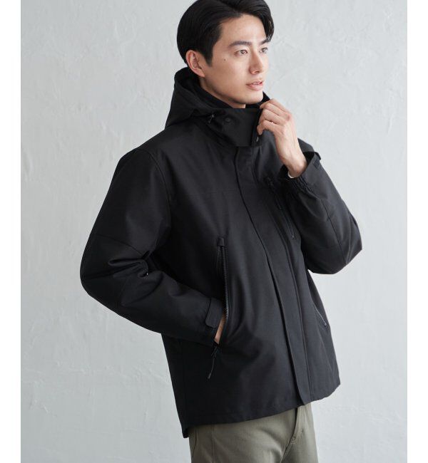 ikka「【撥水】sorona(R) 3WAYマウンテンパーカー」|その他|ブラック