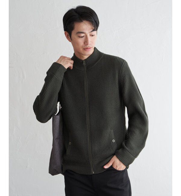 ikka「スタンドジップニットブルゾン」|その他|